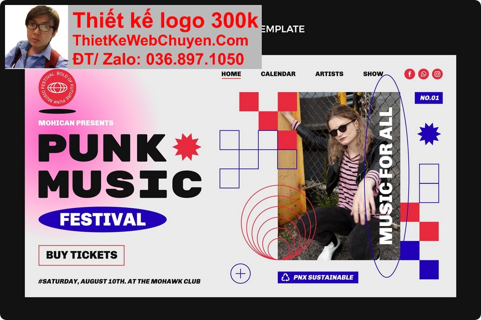 Thiết kế web công ty âm nhạc chuyên nghiệp Thiết kế web công ty âm nhạc chuyên nghiệp