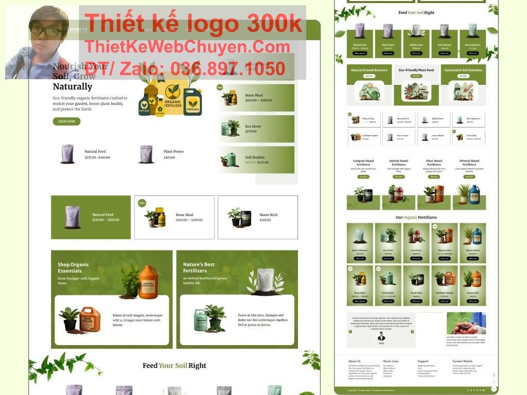 Thiết kế web công ty bán phân bón chuyên nghiệp Thiết kế web công ty bán phân bón chuyên nghiệp