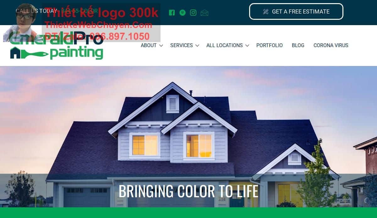 Thiết kế web công ty bán sơn chuyên nghiệp Thiết kế web công ty bán sơn chuyên nghiệp