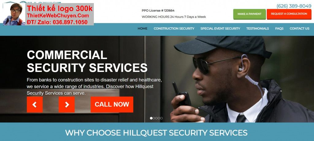 Thiết kế web công ty bảo vệ chuyên nghiệp Thiết kế web công ty bảo vệ chuyên nghiệp