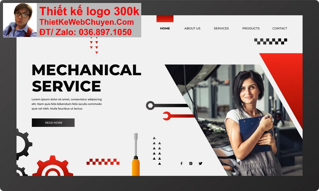 Thiết kế web công ty cơ khí chuyên nghiệp Thiết kế web công ty cơ khí chuyên nghiệp