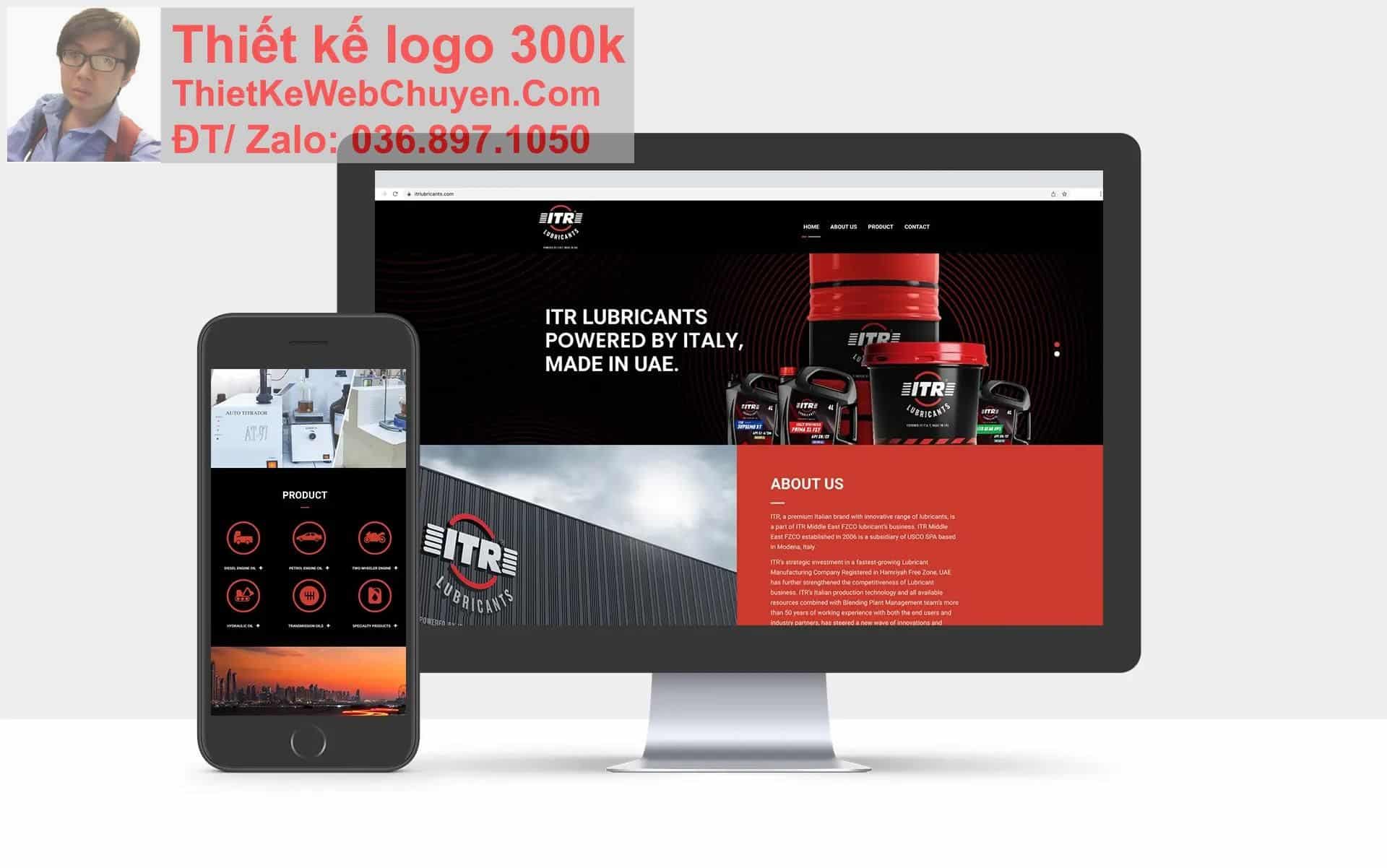 Thiết kế web công ty dầu nhớt chuyên nghiệp Thiết kế web công ty dầu nhớt chuyên nghiệp
