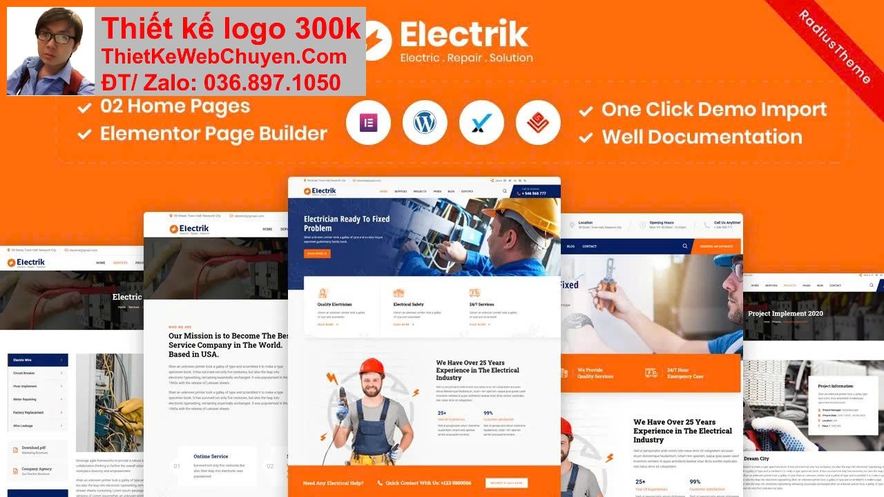 Thiết kế web công ty điện nước chuyên nghiệp Thiết kế web công ty điện nước chuyên nghiệp