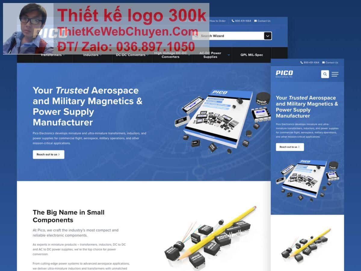 Thiết kế web công ty điện tử chuyên nghiệp Thiết kế web công ty điện tử chuyên nghiệp
