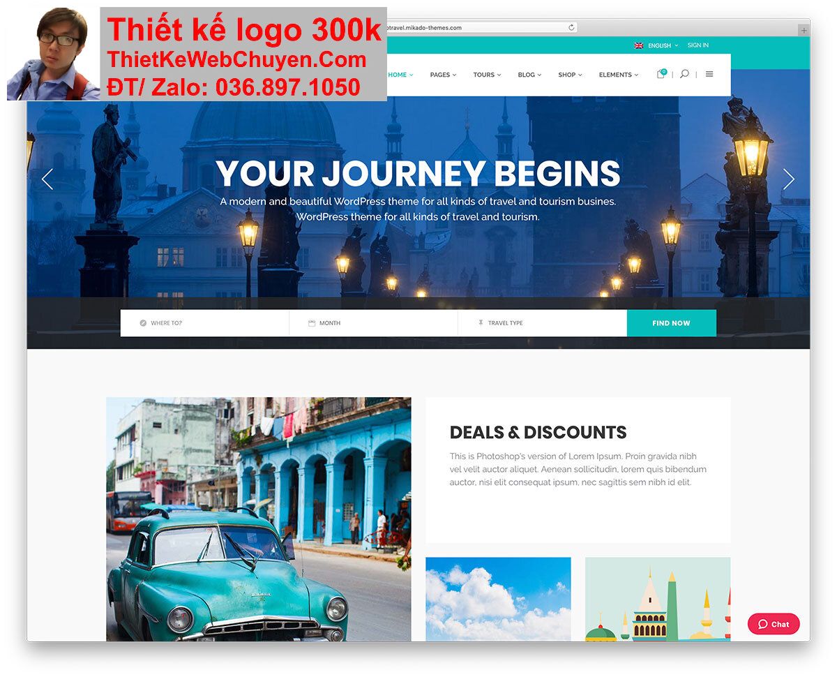 Thiết kế web công ty du lịch tour chuyên nghiệp Thiết kế web công ty du lịch tour chuyên nghiệp