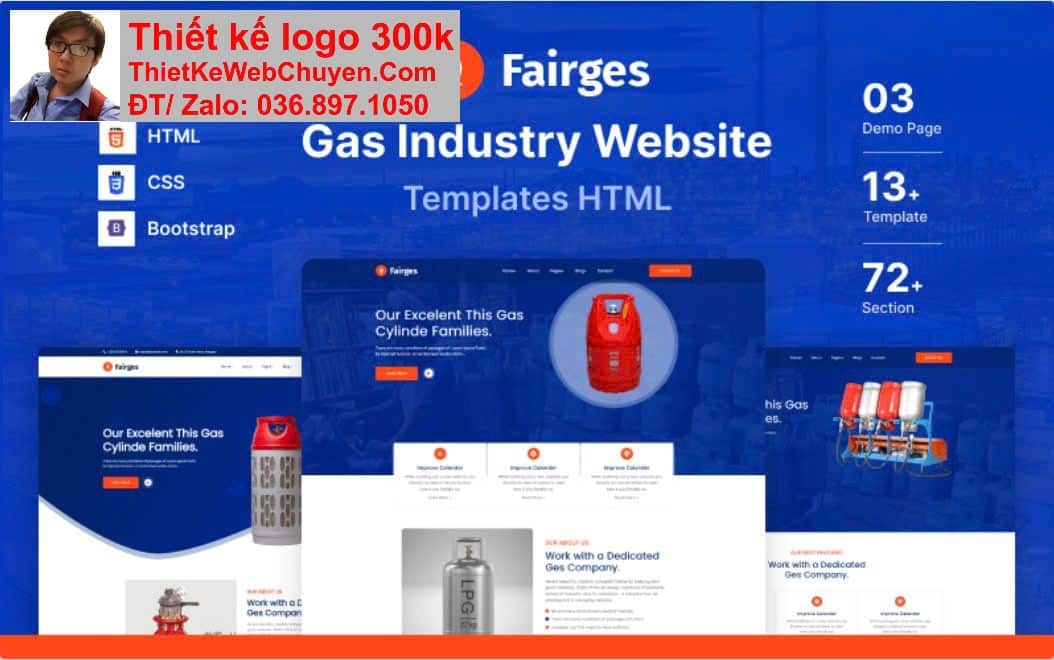 Thiết kế web công ty gas chuyên nghiệp Thiết kế web công ty gas chuyên nghiệp