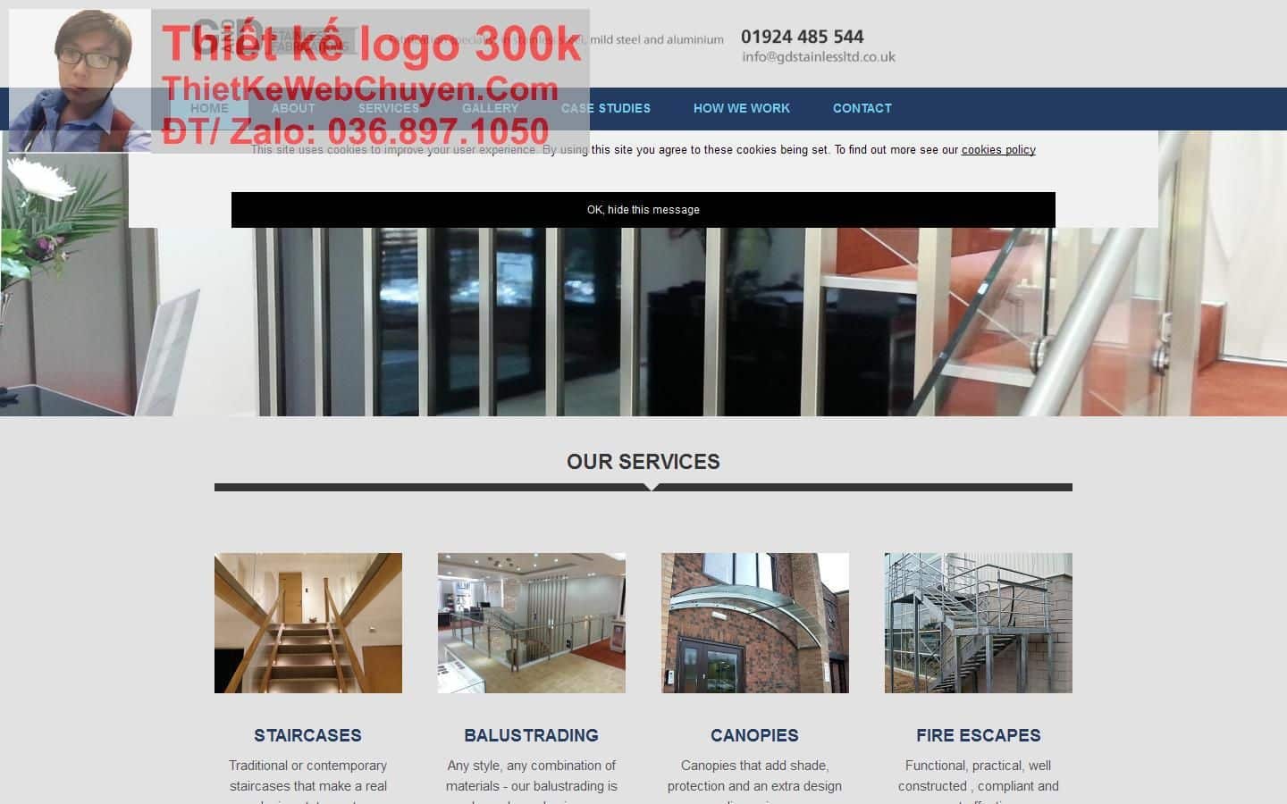 Thiết kế web công ty inox chuyên nghiệp Thiết kế web công ty inox chuyên nghiệp