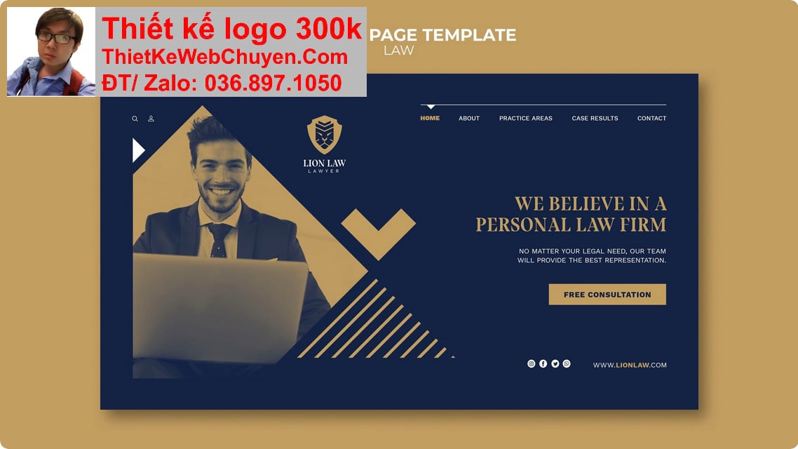 Thiết kế web công ty luật chuyên nghiệp