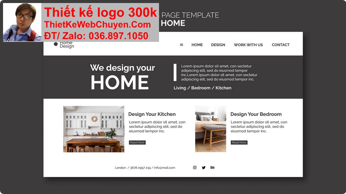 Thiết kế web công ty nội thất chuyên nghiệp