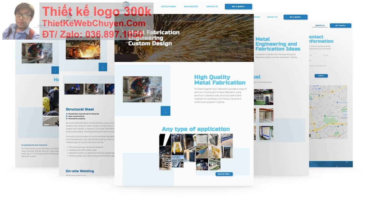 Thiết kế web công ty sắt thép chuyên nghiệp Thiết kế web công ty sắt thép chuyên nghiệp