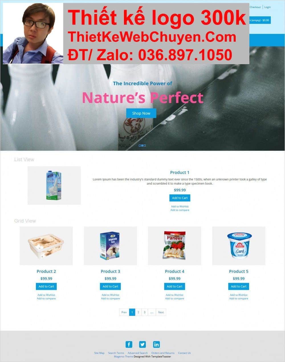 Thiết kế web công ty sữa bột chuyên nghiệp Thiết kế web công ty sữa bột chuyên nghiệp