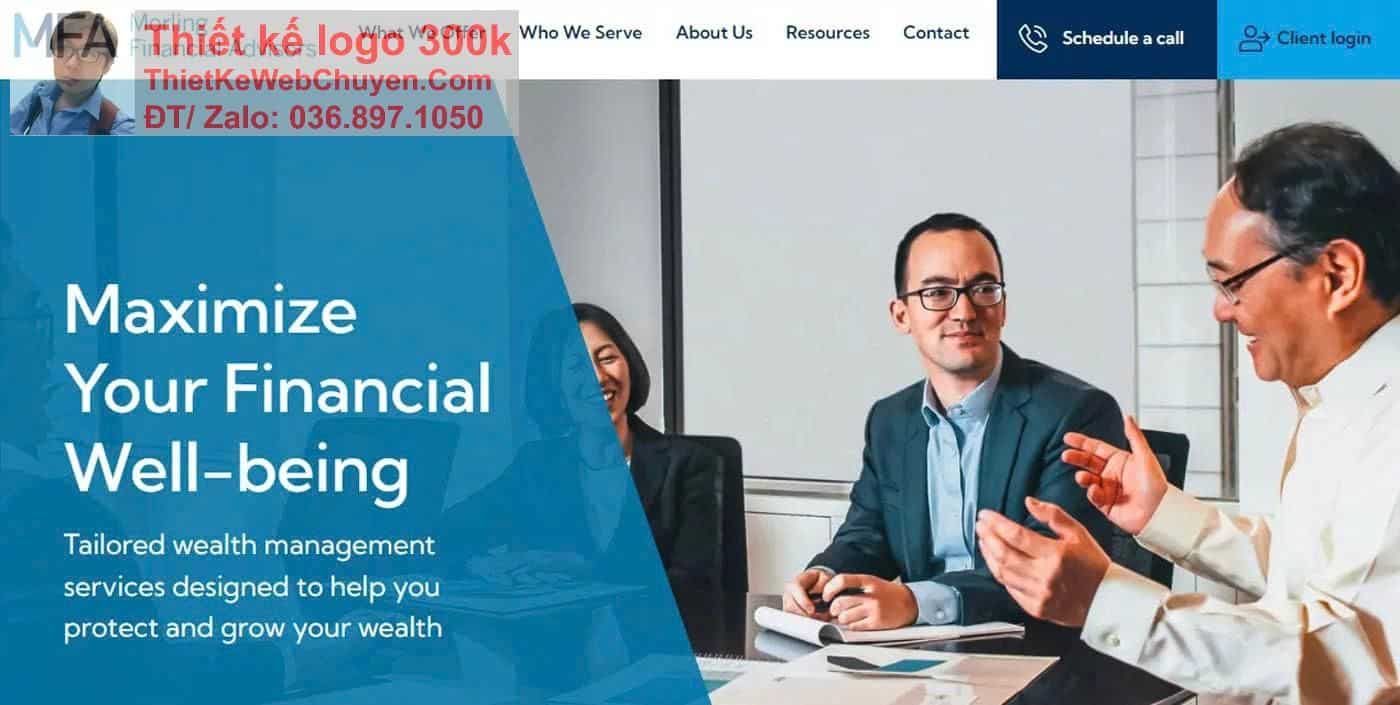 Thiết kế web công ty tài chính chuyên nghiệp Thiết kế web công ty tài chính chuyên nghiệp