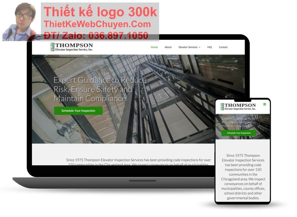 Thiết kế web công ty thang máy chuyên nghiệp Thiết kế web công ty thang máy chuyên nghiệp