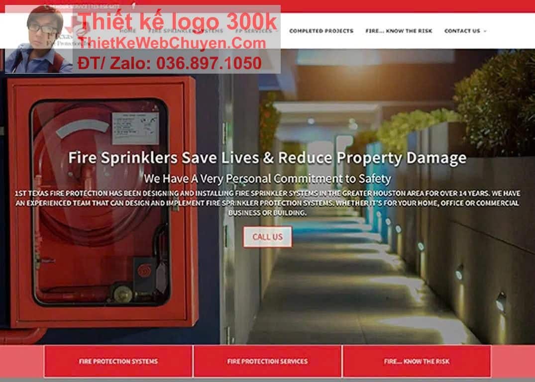 Thiết kế web công ty thi công cơ điện PCCC chuyên nghiệp Thiết kế web công ty thi công cơ điện PCCC chuyên nghiệp