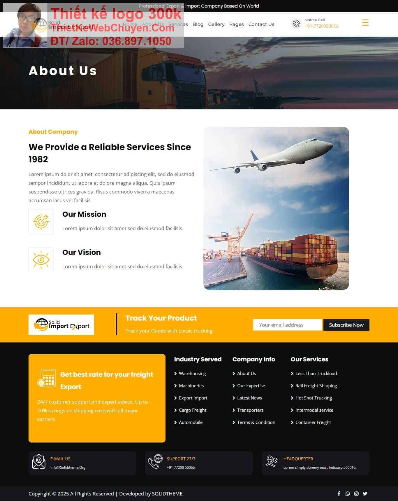 Thiết kế web công ty thương mại xuất khẩu chuyên nghiệp Thiết kế web công ty thương mại xuất khẩu chuyên nghiệp