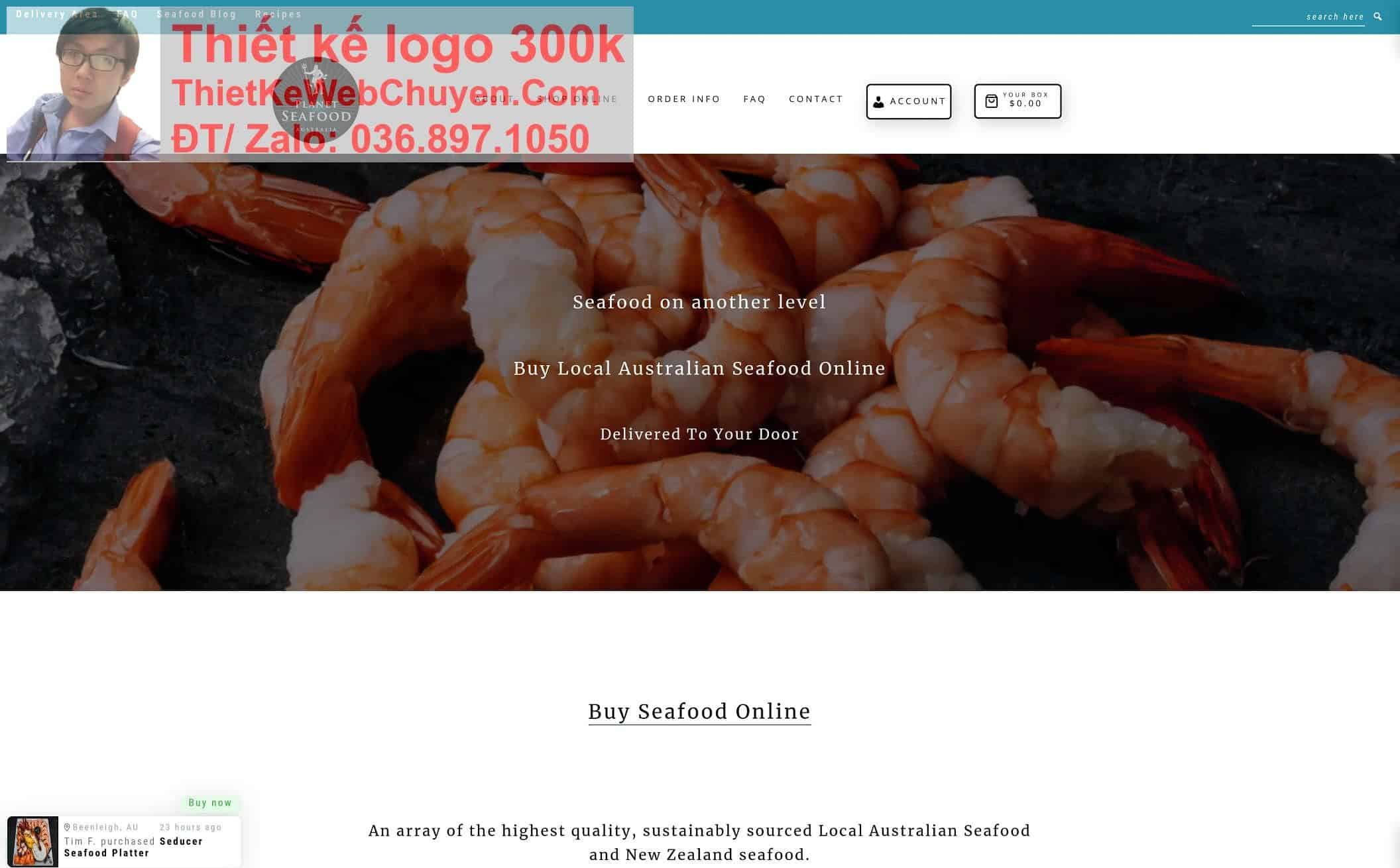 Thiết kế web công ty thủy sản chuyên nghiệp Thiết kế web công ty thủy sản chuyên nghiệp