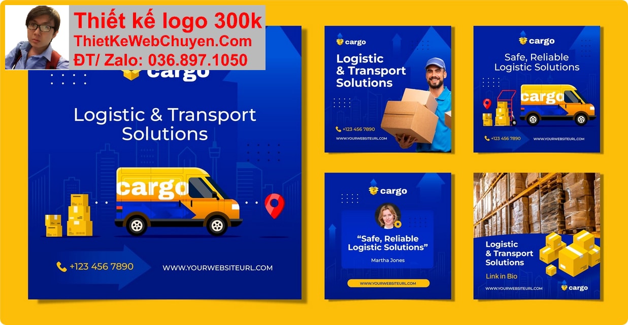 Thiết kế web công ty vận tải logistics chuyên nghiệp