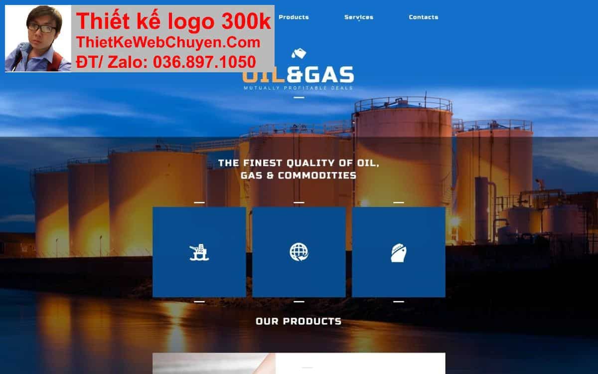 Thiết kế web công ty xăng dầu chuyên nghiệp Thiết kế web công ty xăng dầu chuyên nghiệp