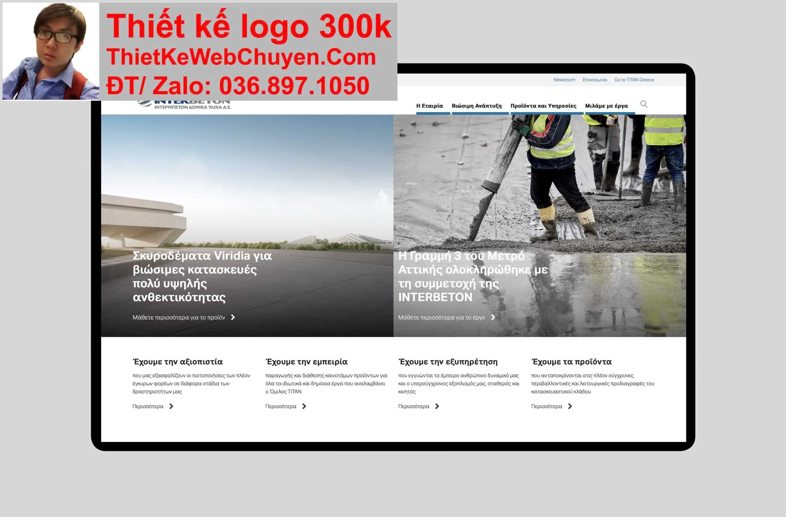 Thiết kế web công ty xi măng chuyên nghiệp Thiết kế web công ty xi măng chuyên nghiệp