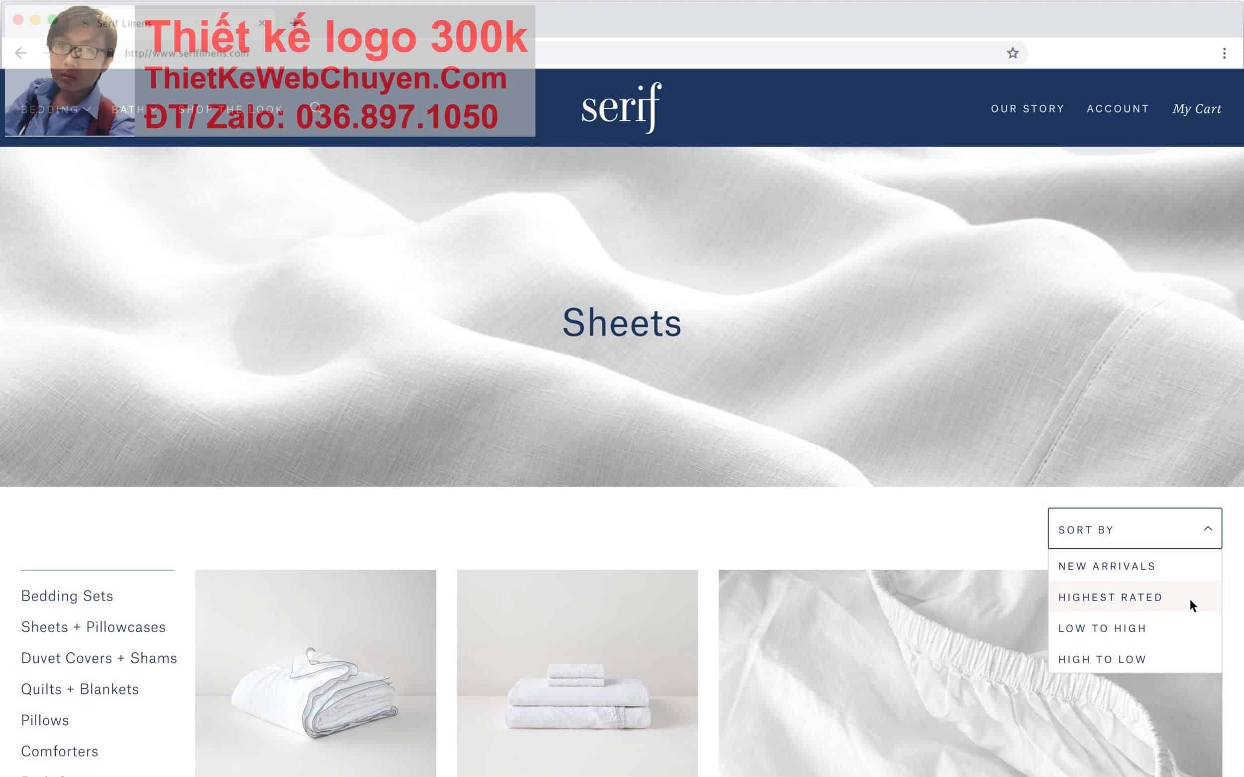 Thiết kế web cửa hàng chăn ga gối nệm chuyên nghiệp Thiết kế web cửa hàng chăn ga gối nệm chuyên nghiệp