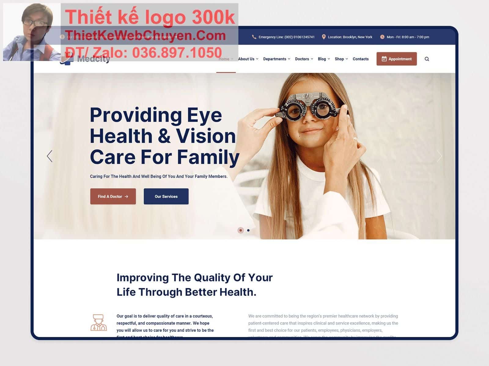 Thiết kế web cửa hàng mắt kính chuyên nghiệp Thiết kế web cửa hàng mắt kính chuyên nghiệp