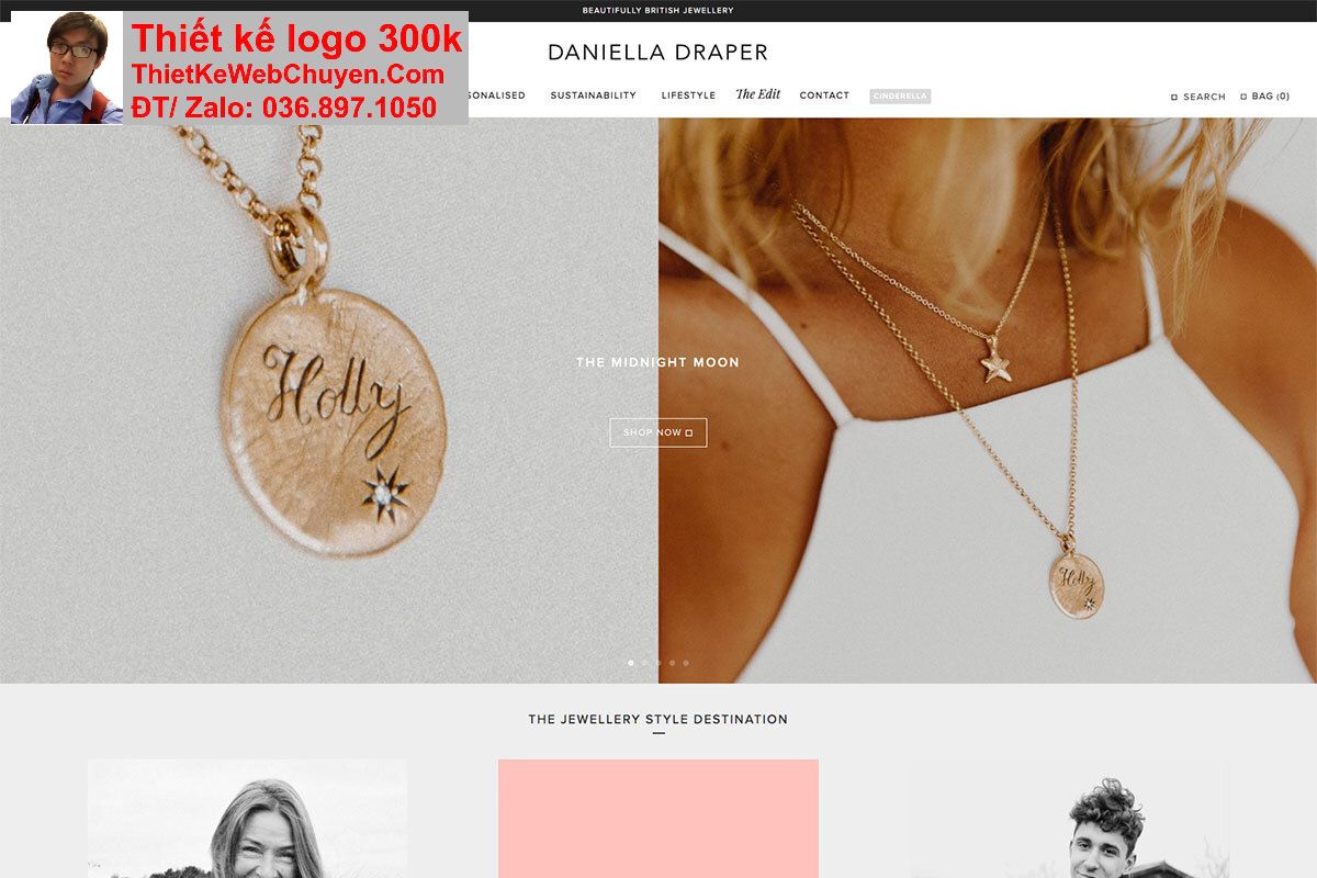 Thiết kế web cửa hàng trang sức chuyên nghiệp Thiết kế web cửa hàng trang sức chuyên nghiệp