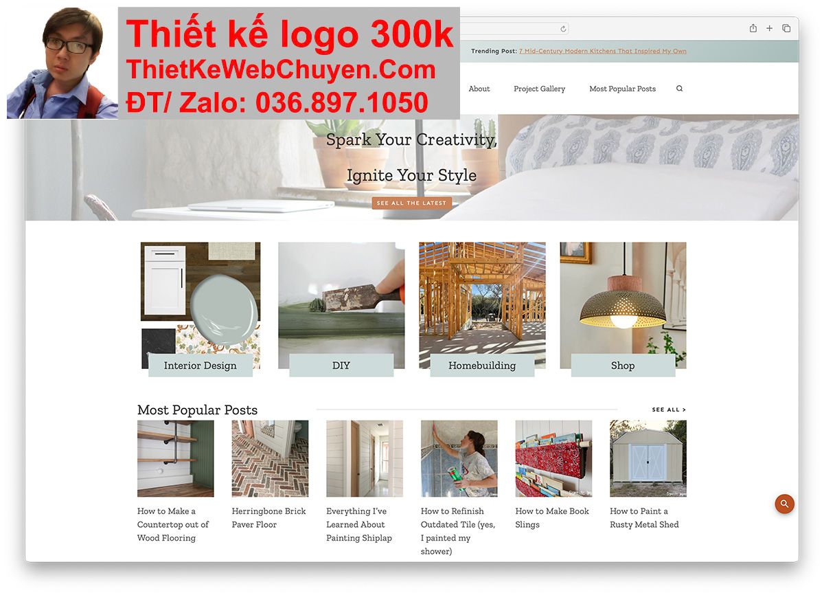 Thiết kế web cửa hàng trang trí decor chuyên nghiệp Thiết kế web cửa hàng trang trí decor chuyên nghiệp