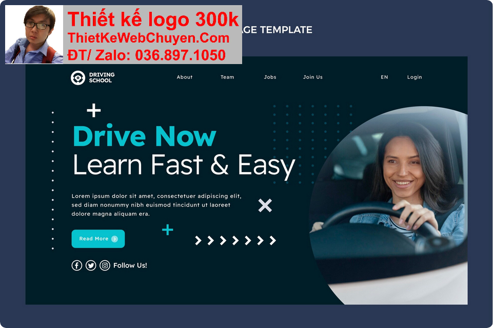 Thiết kế web đào tạo dạy lái xe chuyên nghiệp Thiết kế web đào tạo dạy lái xe chuyên nghiệp