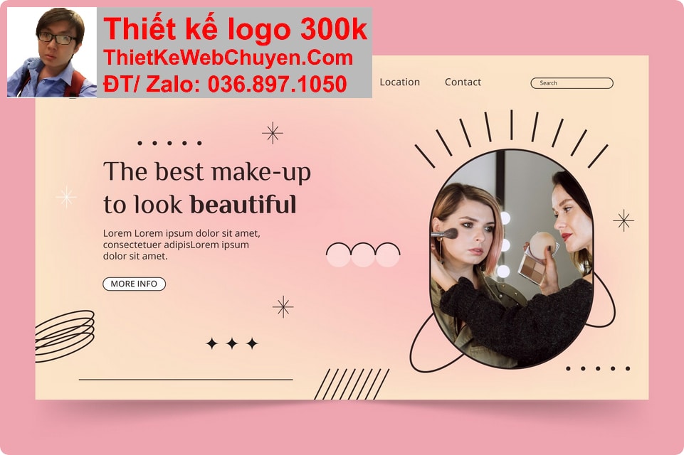Thiết kế web đào tạo dạy trang điểm chuyên nghiệp Thiết kế web đào tạo dạy trang điểm chuyên nghiệp