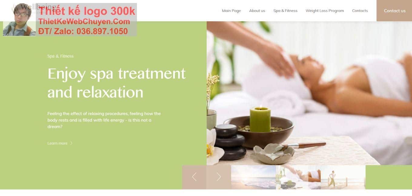 Thiết kế web dịch vụ Beauty clinic chuyên nghiệp Thiết kế web dịch vụ Beauty clinic chuyên nghiệp