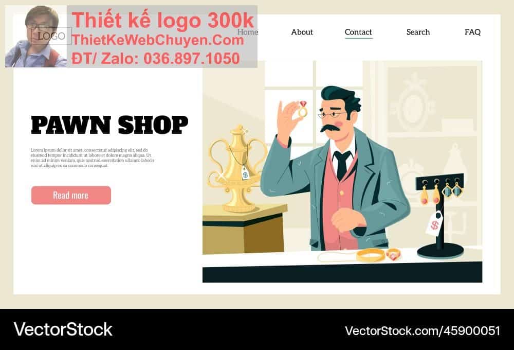 Thiết kế web dịch vụ cầm đồ chuyên nghiệp Thiết kế web dịch vụ cầm đồ chuyên nghiệp