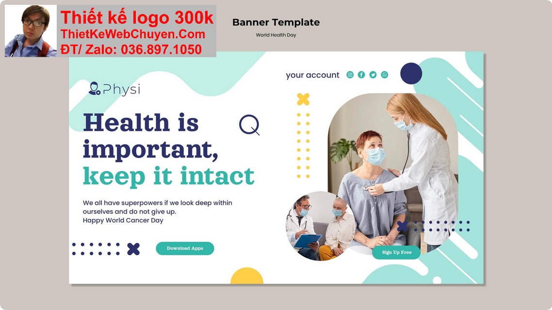 Thiết kế web dịch vụ chăm sóc sức khỏe tại nhà chuyên nghiệp