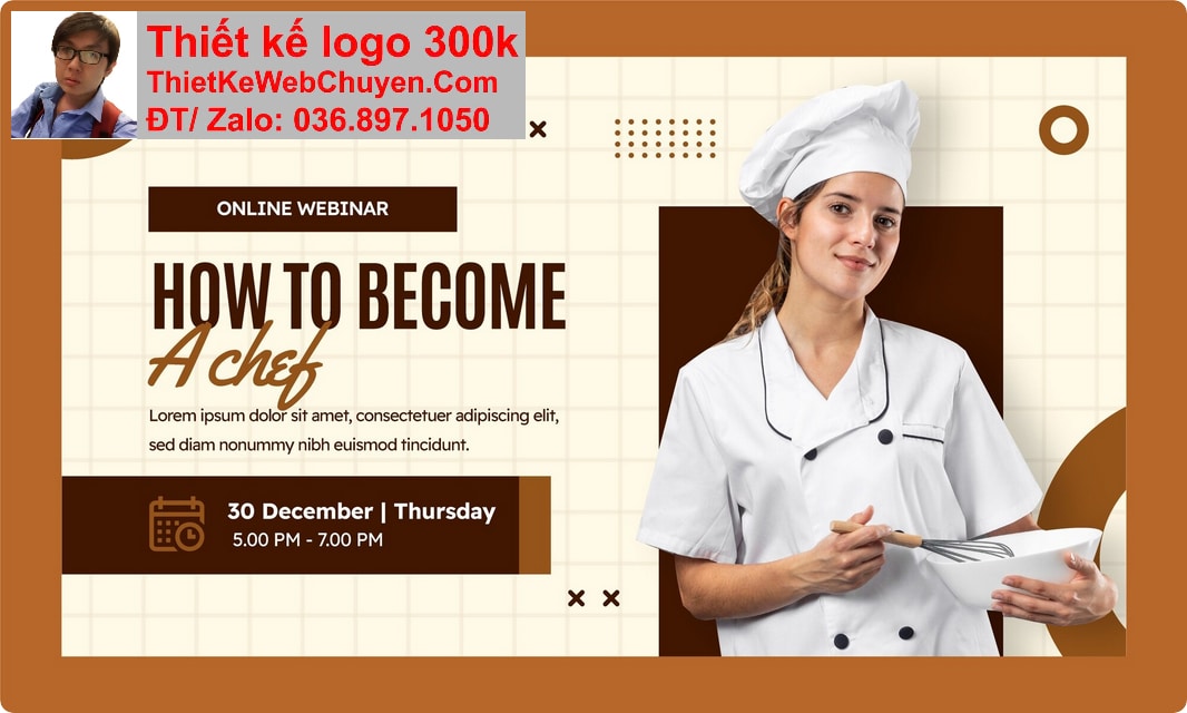 Thiết kế web dịch vụ đầu bếp cook chef chuyên nghiệp