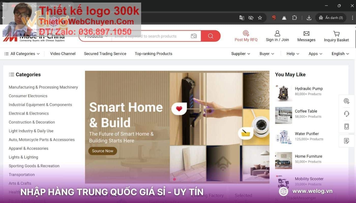 Thiết kế web dịch vụ order hàng trung quốc chuyên nghiệp Thiết kế web dịch vụ order hàng trung quốc chuyên nghiệp