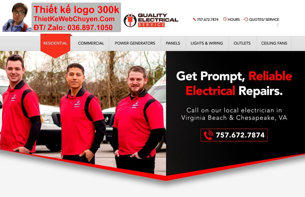 Thiết kế web dịch vụ sửa điện lạnh chuyên nghiệp Thiết kế web dịch vụ sửa điện lạnh chuyên nghiệp