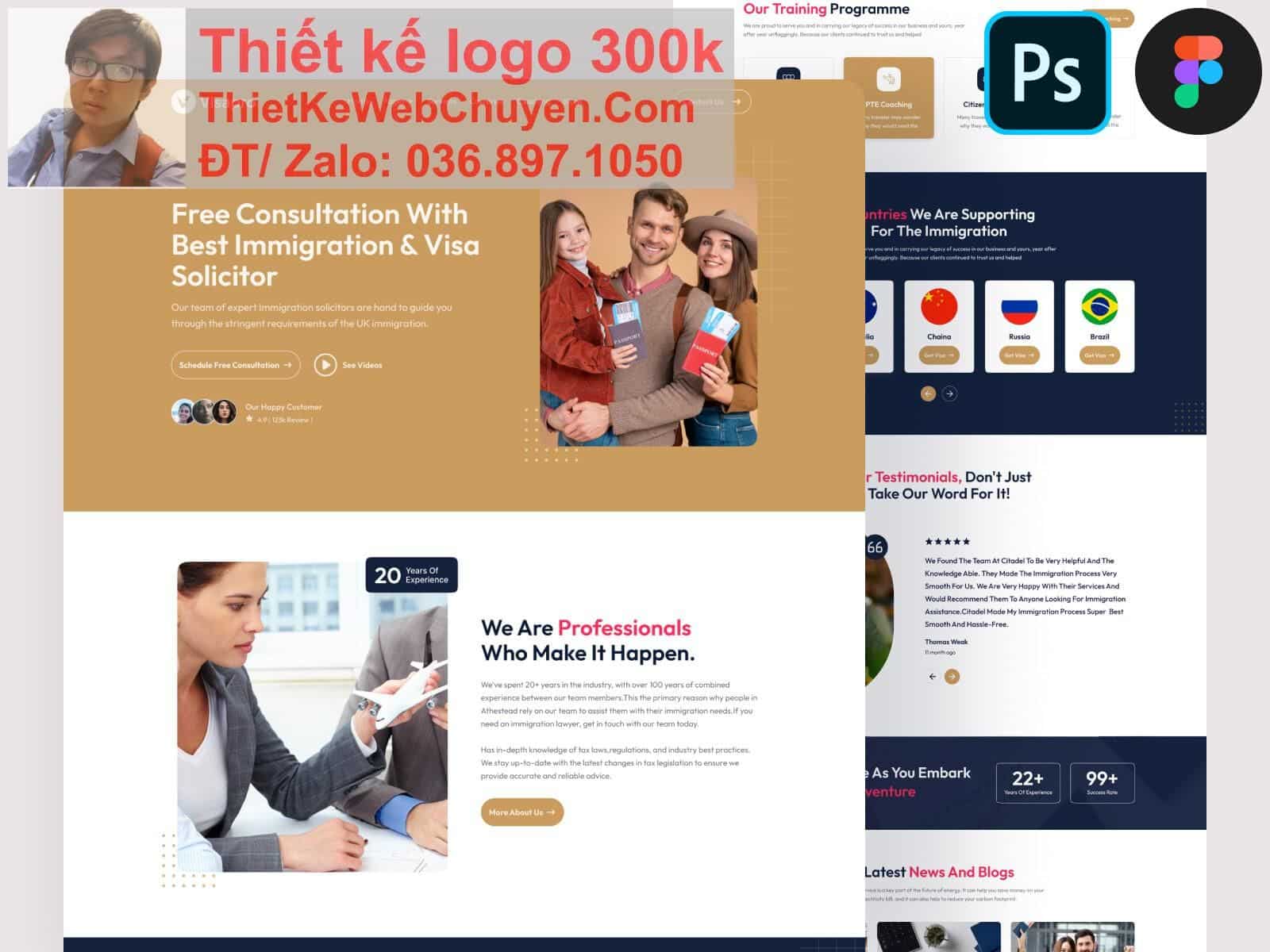 Thiết kế web dịch vụ tư vấn Visa chuyên nghiệp Thiết kế web dịch vụ tư vấn Visa chuyên nghiệp