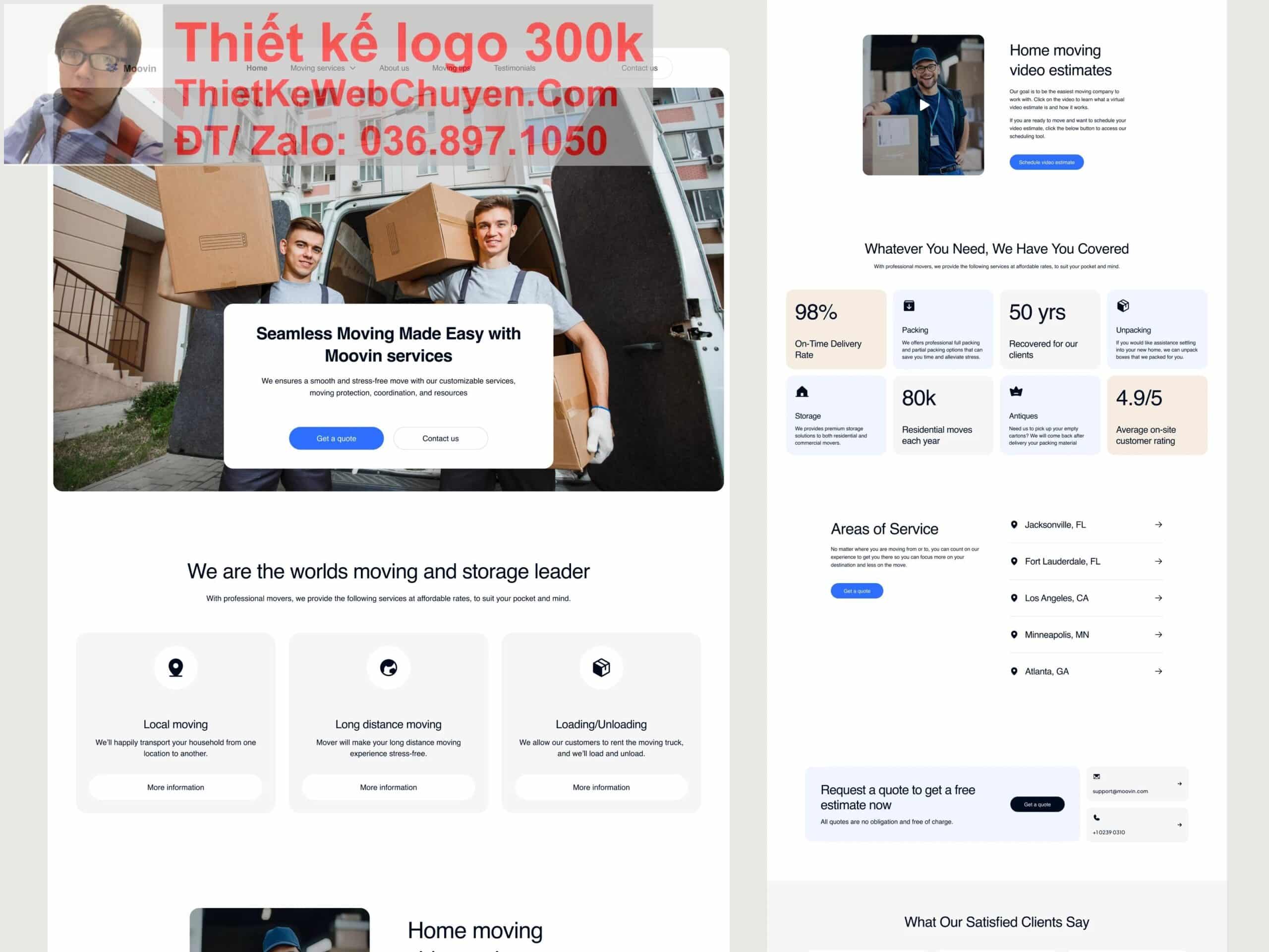 Thiết kế web dịch vụ vận chuyển nhà chuyên nghiệp Thiết kế web dịch vụ vận chuyển nhà chuyên nghiệp
