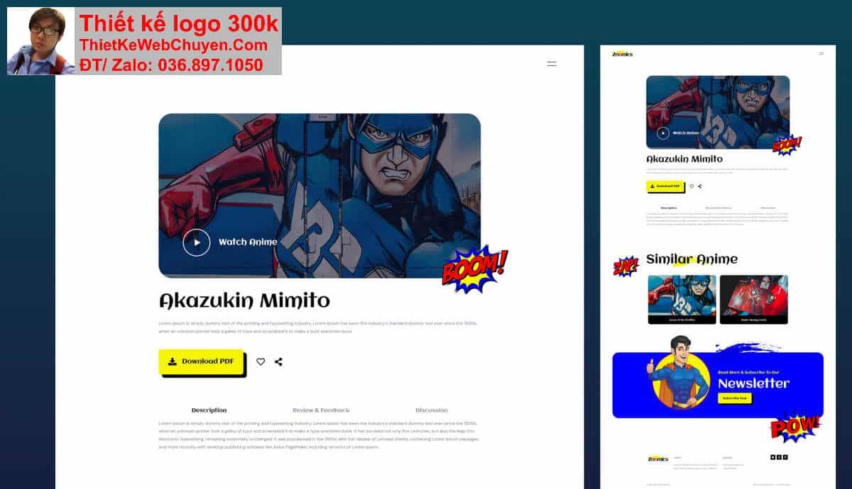 Thiết kế web đọc truyện tranh chuyên nghiệp Thiết kế web đọc truyện tranh chuyên nghiệp