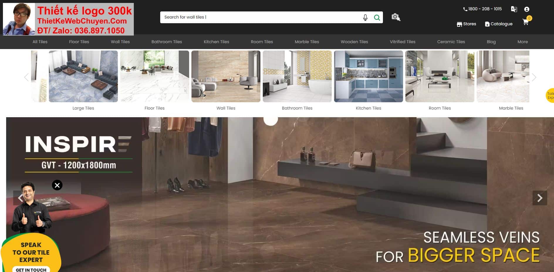 Thiết kế web gạch đá ốp lát chuyên nghiệp Thiết kế web gạch đá ốp lát chuyên nghiệp