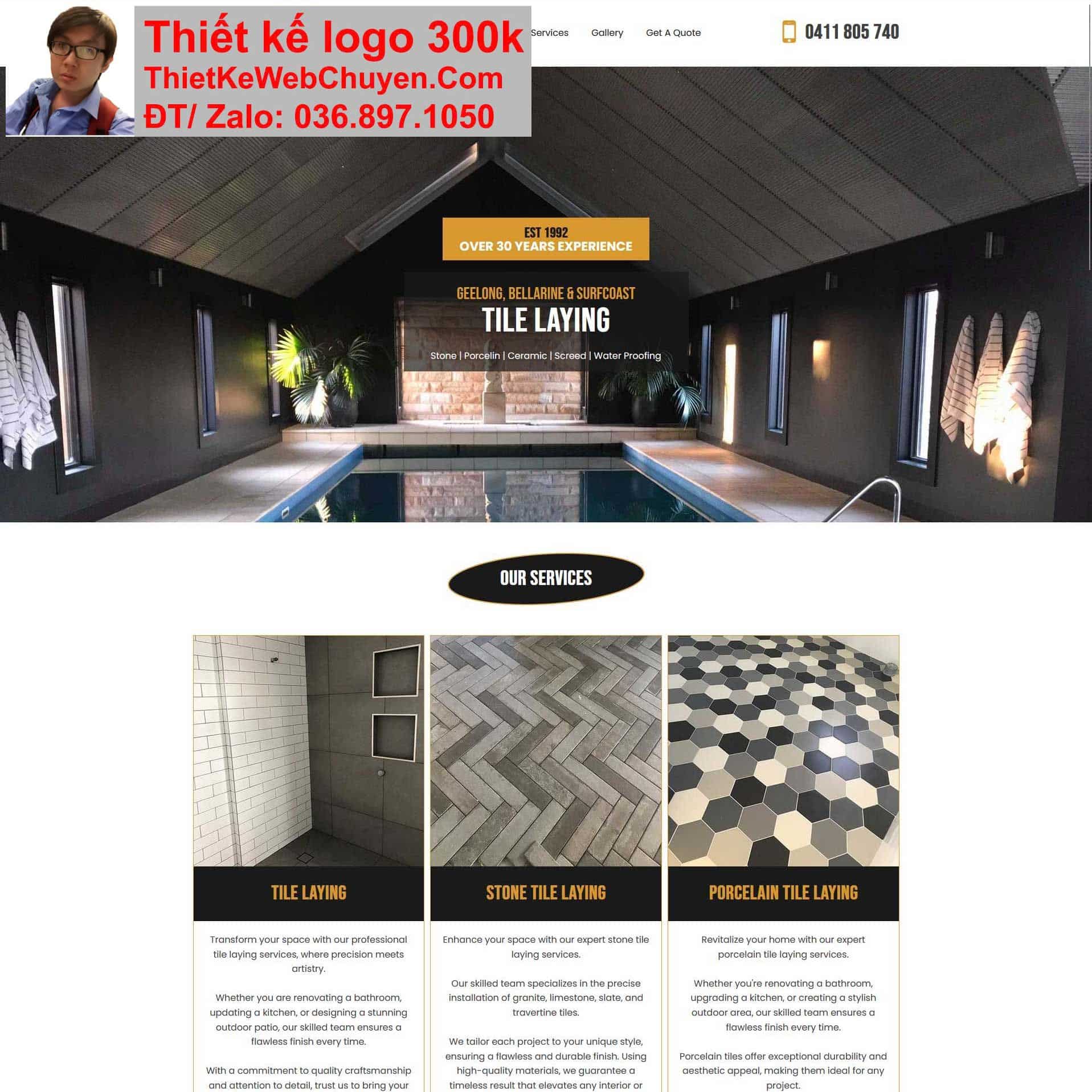 Thiết kế web gạch đá ốp lát chuyên nghiệp Thiết kế web gạch đá ốp lát chuyên nghiệp
