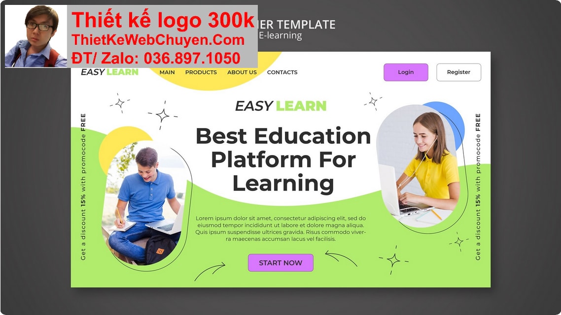 Thiết kế web giáo dục đào tạo chuyên nghiệp