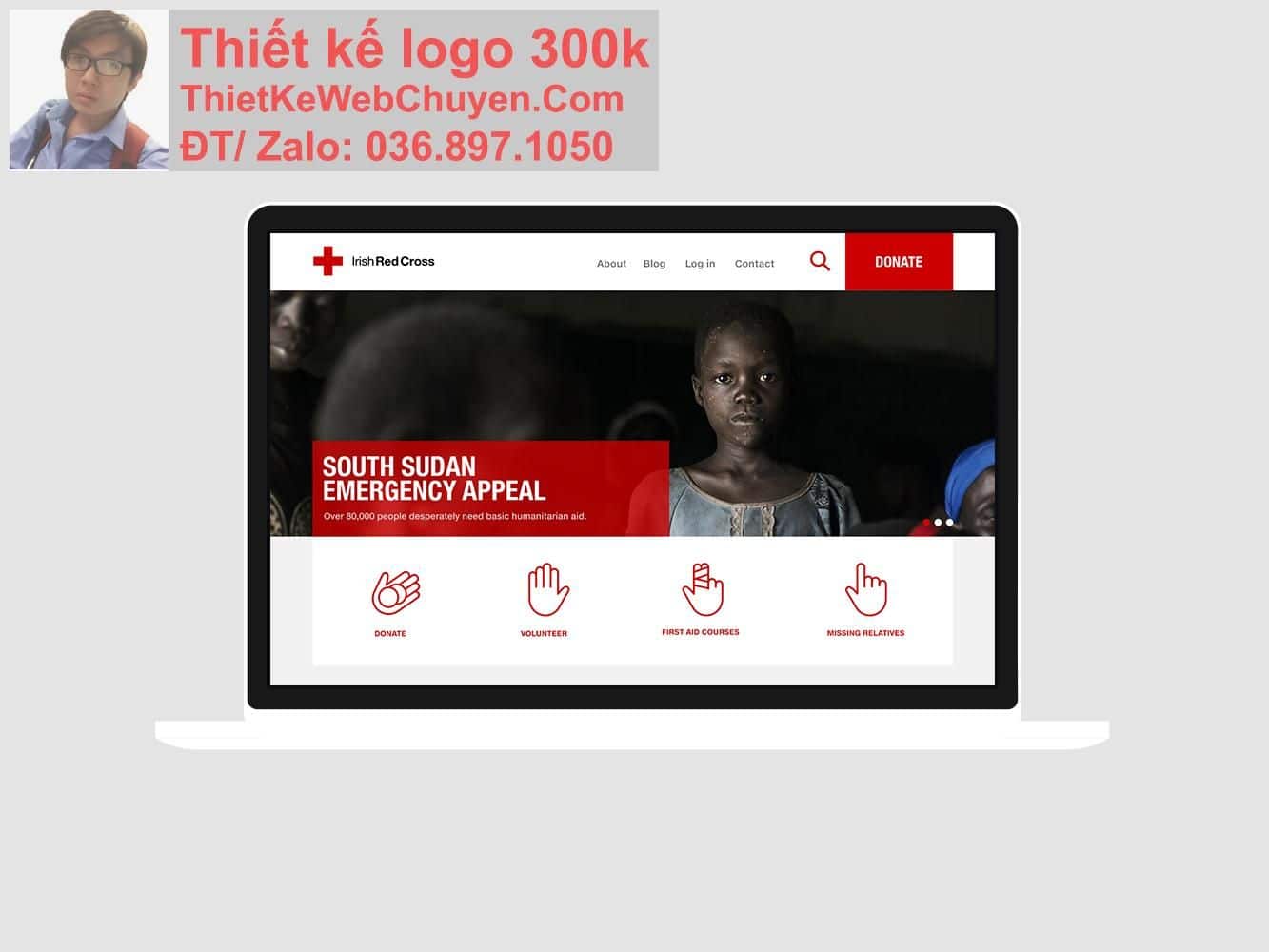 Thiết kế web hội chữ thập đỏ chuyên nghiệp Thiết kế web hội chữ thập đỏ chuyên nghiệp