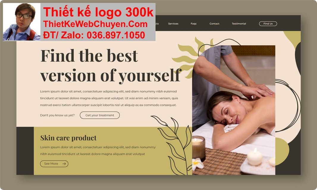 Thiết kế web massage chuyên nghiệp Thiết kế web massage chuyên nghiệp