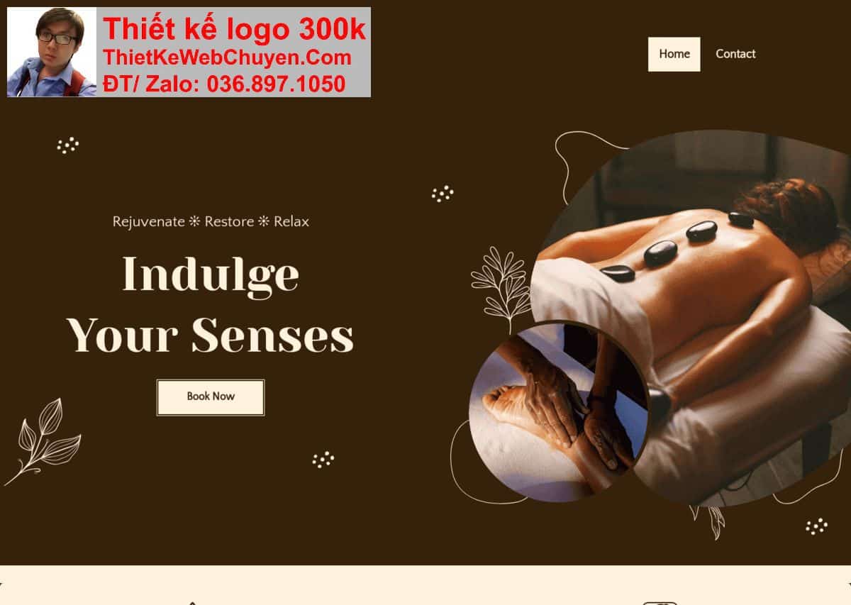 Thiết kế web massage chuyên nghiệp Thiết kế web massage chuyên nghiệp