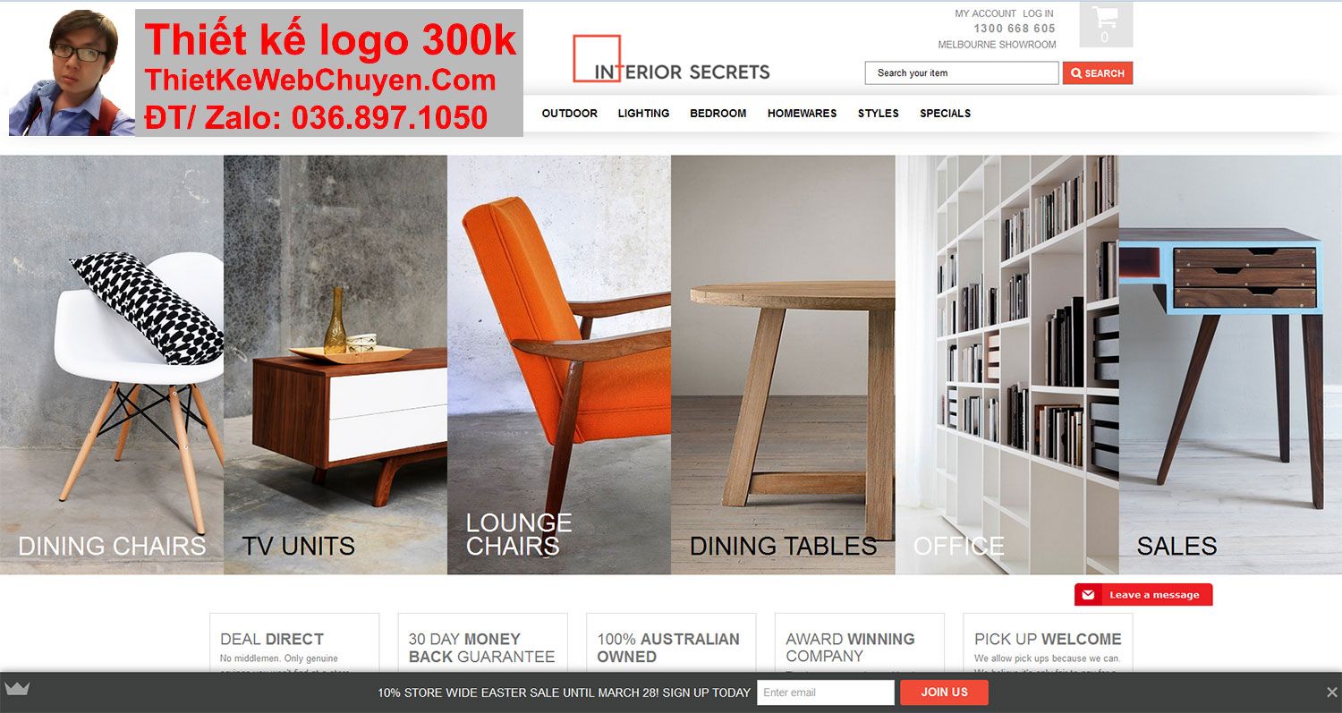 Thiết kế web mua bán bàn ghế chuyên nghiệp Thiết kế web mua bán bàn ghế chuyên nghiệp