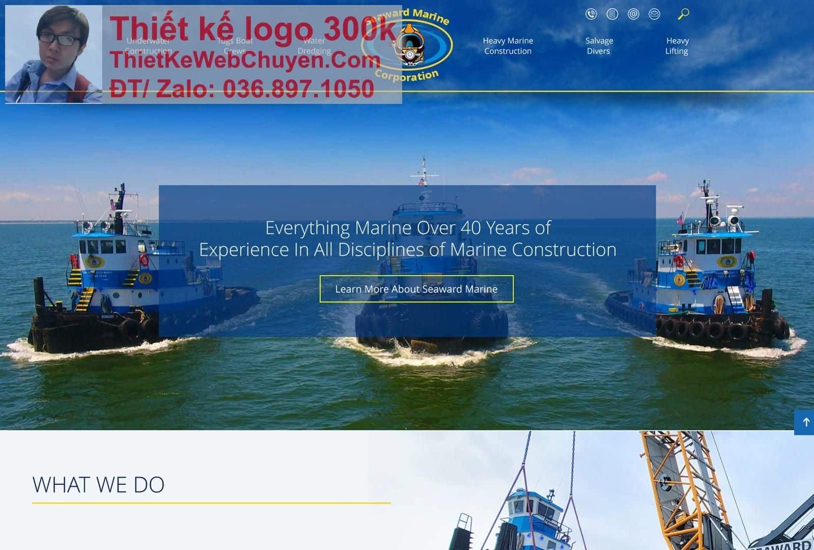 Thiết kế web ngành tàu thuyền chuyên nghiệp Thiết kế web ngành tàu thuyền chuyên nghiệp