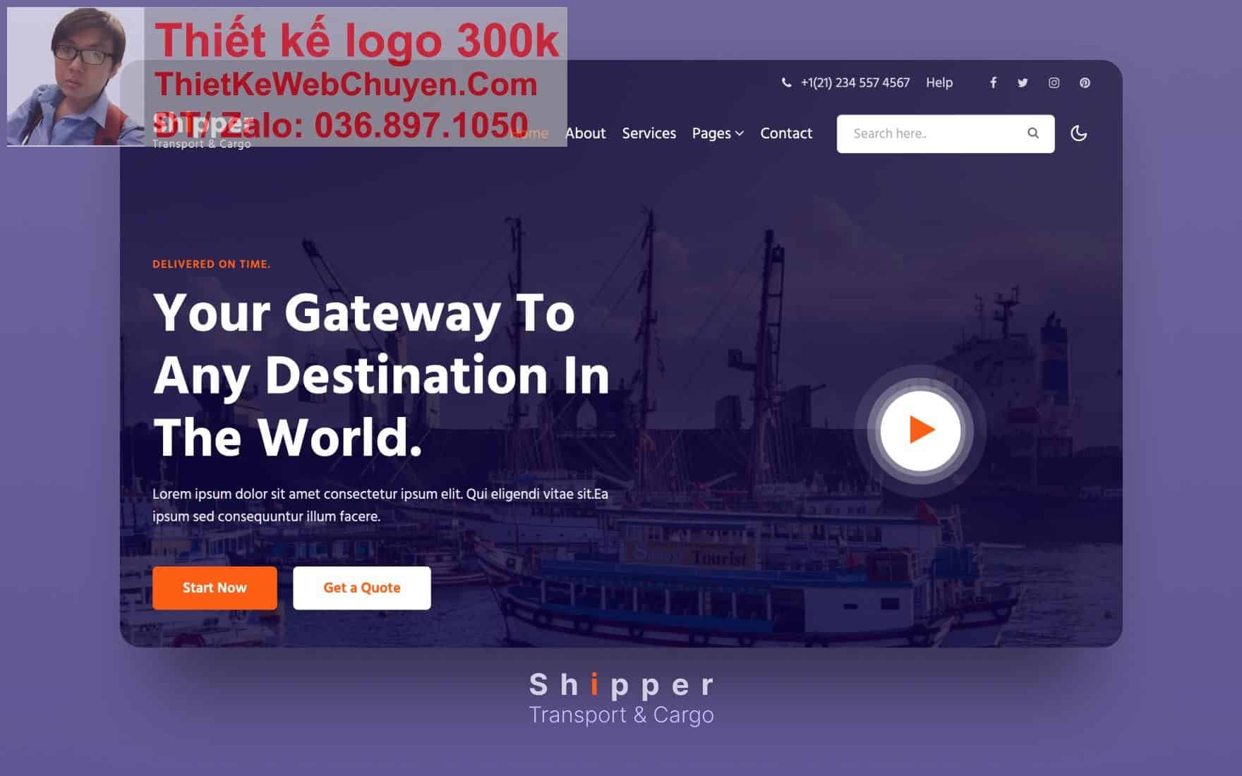 Thiết kế web ngành tàu thuyền chuyên nghiệp Thiết kế web ngành tàu thuyền chuyên nghiệp