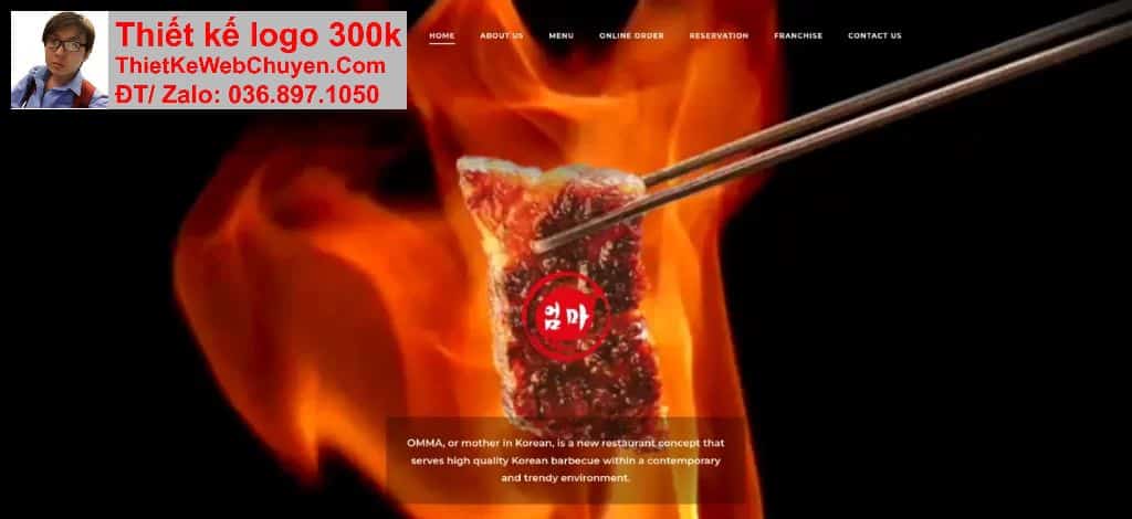 Thiết kế web nhà hàng Buffee BBQ chuyên nghiệp Thiết kế web nhà hàng Buffee BBQ chuyên nghiệp