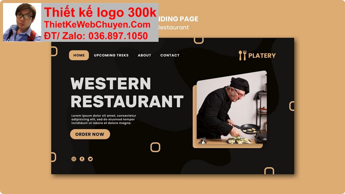 Thiết kế web nhà hàng chuyên nghiệp