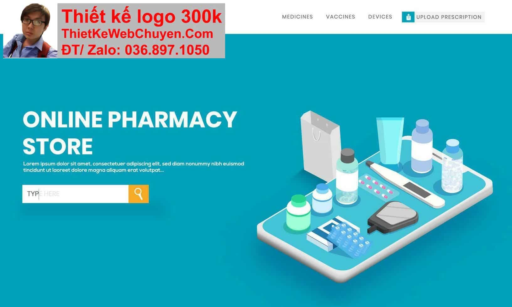 Thiết kế web nhà thuốc công ty dược phẩm chuyên nghiệp Thiết kế web nhà thuốc công ty dược phẩm chuyên nghiệp